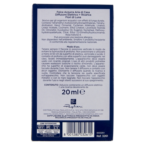 Felce Azzurra Fiori di Luna Diffusore Elettrico + Ricarica 20 ml